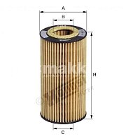 Фильтр масляный Hengst E27H D84 (HU 719/8 X) Ford Focus, Mondeo; Volvo S40, S60, S80, XC70