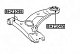 Сайлентблок Toyota Opa ACT1# Vista Ardeo #ZV5# переднего рычага передний BH21046 JIKIU
