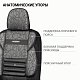 Чехлы Comfort COMBO велюр, 11 пр.6молн, Антрацит р-р M 5шт/уп CMB-1105 ANTHRACITE (M)