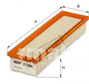 Фильтр воздушный Hengst E1104L (C 33 006) Renault Logan II 13-, Sandero II 13-, Lada Largus 1,6 8V