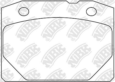 Колодки тормозные передние PN0298 NIBK