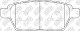 Колодки тормозные задние PN5803 NIBK