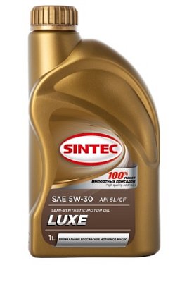 Масло моторное SINTEC Luxe 5000 5W30 п/синт. API SL/CF ACEA A3/B4  1л