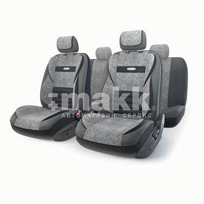 Чехлы MULTI COMFORT 11 предметов чёрно/т.серые MLT-1105GV BK/D.GY (M) АКЦИЯ