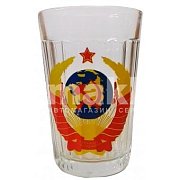 Стакан граненный с символикой