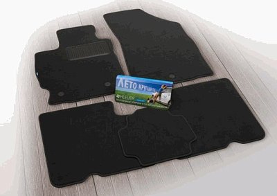 Коврики салона Klever Premium модельTOYOTA Land Cruiser 2007 мест АКПП 2012+ внед. черн (к-т 5 шт)