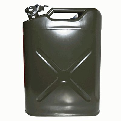 Канистра 20л стальная "Autoprofi" вертикальная крышка с зажимом 4шт/уп KAN-200 (20L) Стандарт