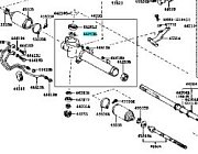 Сальник рулевой рейки 30*41.5*6 Toyota Vista,Crown SV32,SV21,JZS147,155,177 90310-30013 OEM 