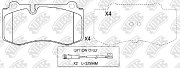 Колодки тормозные передние PN0453W NIBK