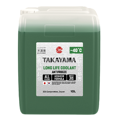 Антифриз TAKAYAMA Long Life Coolant Green (-40) 10л
