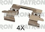 Комплект монтажный для тормозных колодок NISSAN Juke 10- SUZUKI GRAND VITARA 09- PSRK1331 PATRON