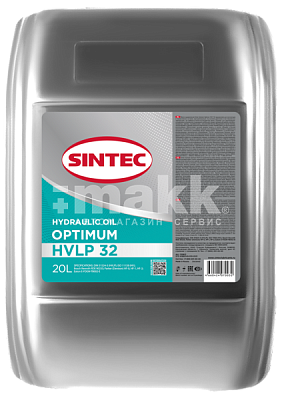 Масло гидравлическое Sintec Hydraulic Optimum HVLP 32 20л