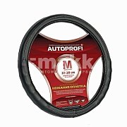 Оплетка  экокожа черная Autoprofi 20шт/уп AP-130 BK (M)