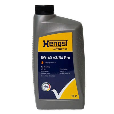 Масло моторное Hengst 5W40 A3/B4 Pro синтетическое 1л 