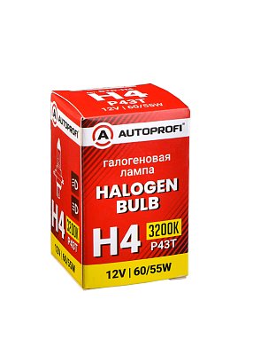 Автолампа H4 12V 60/55W Autoprofi STANDARD