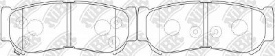 Колодки тормозные задние PN0797 NIBK