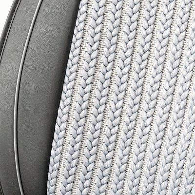 Накидки на сиденье Car Performance передние 2 шт экокожа черн/серые CUS-2072 BK/GY