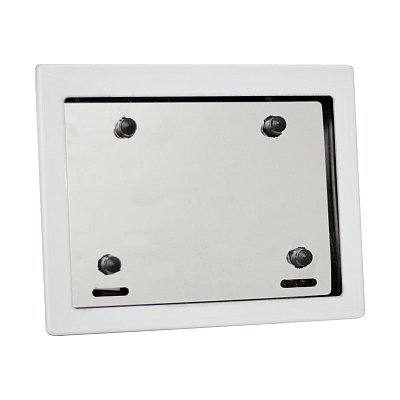 Рамка номерного знака Exprofesso нержавеющая сталь Новый Гост (Авто) EX-044 КВАДРАТ