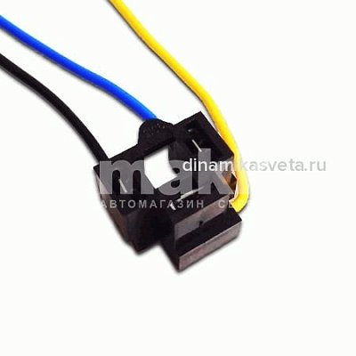 Разъем для лампы H4 цоколь P43t тип 2 DEON DC-H4-2 с проводом