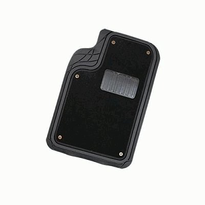 Комплект салонных ковриков focus-2 с отстёгивающимся ковролином TER-420 BK