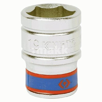 Головка торцевая стандартная шестигранная 1/2", 19 мм King Tony 433519M