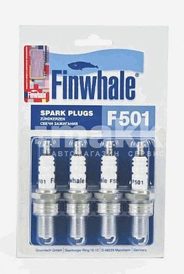 Свеча зажигания F-501 комплект Finwhale