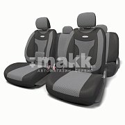 Чехлы EXTRA COMFORTорто.под. фор.вел11пр карм6 молн чер/т.сер.М ECO-1105 BK/D.GY