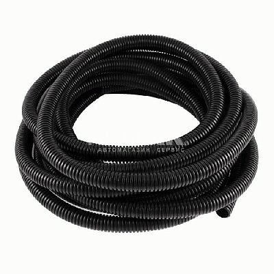 Трубка изоляционная "гофра" АВТОЭЛЕКТРОНИКА ТГ29,0-25 (Ø29,0мм, черная, метраж) (5/25)