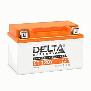 Мото аккумулятор DELTA 12В 7Ач (YTX7A-BS) п/п