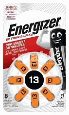 Батарейка 13 Air Zinc Energizer (8шт/бл) цена за блистер