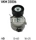 Натяжитель приводного ремня Citroen Berlingo VKM 33036 SKF
