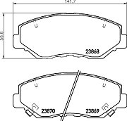 Колодки тормозные дисковые передние PBP1328 PATRON