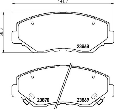 Колодки тормозные дисковые передние PBP1328 PATRON