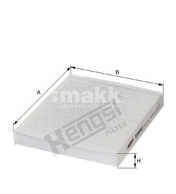 Фильтр салонный Hengst E2935LI (CU 2351) Honda CR-V, Civic