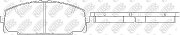 Колодки тормозные передние PN1237 NIBK