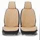Накидки на сиденье Car Performance передние 2 шт  fiberflax бежевые 12шт/уп CUS-1032 BE