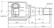 Шрус внутренний TOYOTA AURIS/YARIS 23x34x23 PCV2077 PATRON
