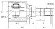 Шрус внутренний TOYOTA AURIS/YARIS 23x34x23 PCV2077 PATRON