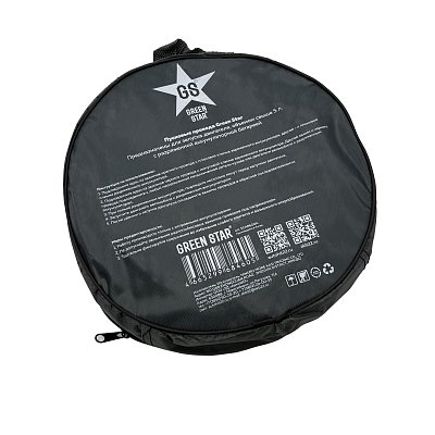 Провода пусковые 600А Green Star 3м в сумке силиконовые