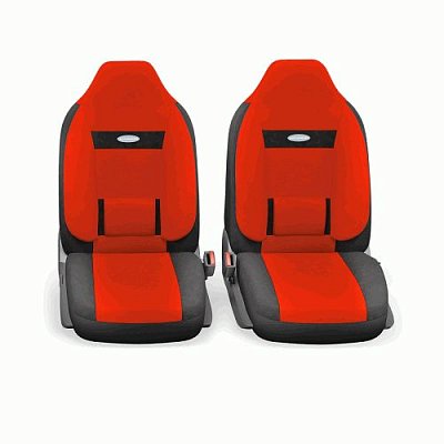 Чехлы универсальные COMFORT COM-1105H BK/RD (M)