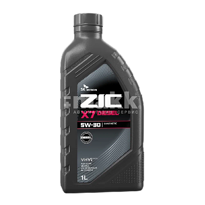 Масло моторное ZIC X7 Diesel 5W30 синт. API SL/CF ACEA A3/B4 1л