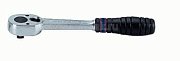 Трещотка 1/4", 140 мм, 24 зубца, флажковая, фиксатор King Tony 2779-55G фото