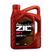 Масло трансмиссионное ZIC G-F TOP 75W90 GL-4/5 (GFT) синтетическое 4л