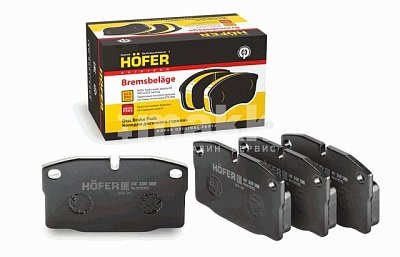 Колодки тормозные передние HF 350 508 HOFER