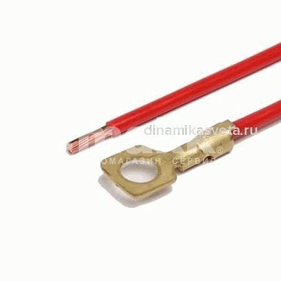 Наконечник кольцевой CARGEN неизолированный АХ-390-01 Ø 8,2 мм (с проводом)