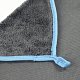 Салфетка из микрофибры 50x60 профессиональное полотенце Green Star серая с голубым 600 гр/м2