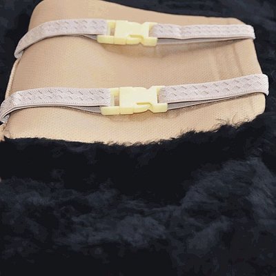 Накидка на сиденье черная GS натуральная овчина короткий ворс 1 шт