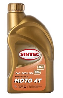 Масло моторное SINTEC Moto 4T 1л