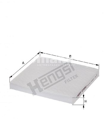 Фильтр салонный Hengst E1926LI (CU 2043) Mazda 6