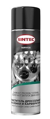 Очиститель карбюратора Sintec и воздушной заслонки Throttle Body And Carb аэрозоль 650мл